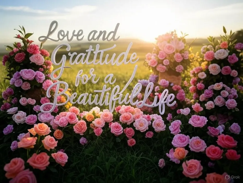 Love and Gratitude for a Beautiful Life