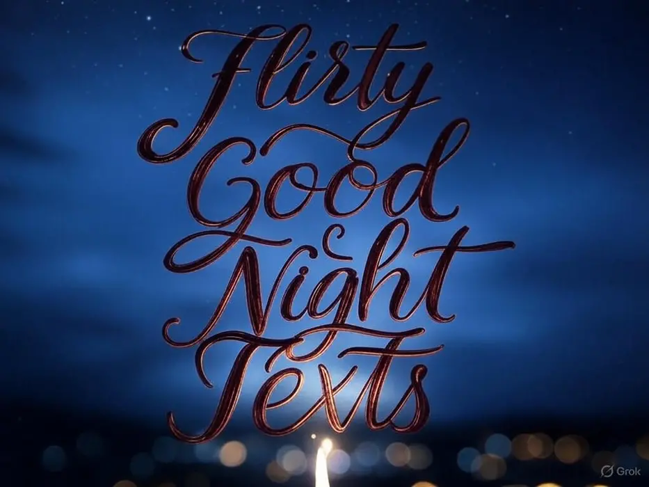 Flirty Good Night Texts