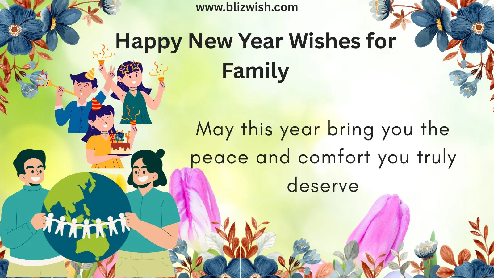 Happy New Year Wishes for Family