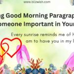Good Morning Paragraphs for Someone