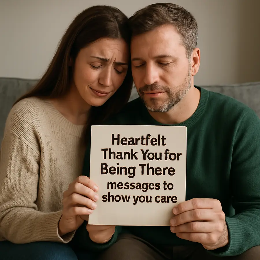 Heartfelt Thank You for Being There Messages to Show You Care