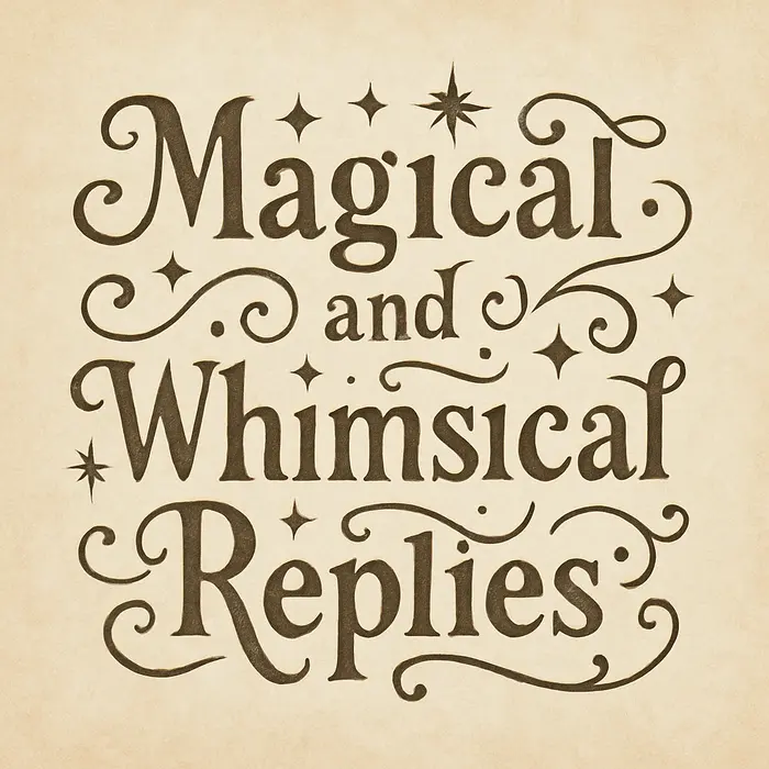 Magical and Whimsical Replies