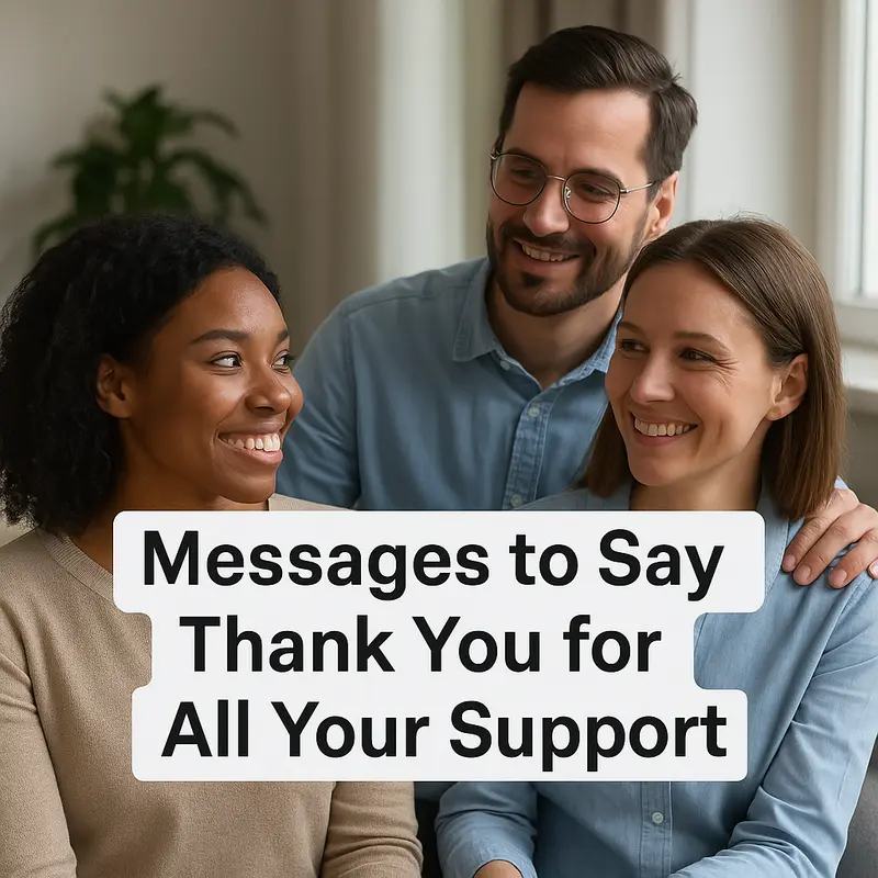 Gratitude Messages for Family Support
