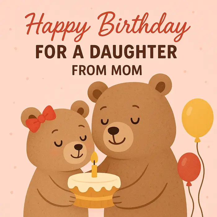 Birthday Wishes for a Daughter from Mom