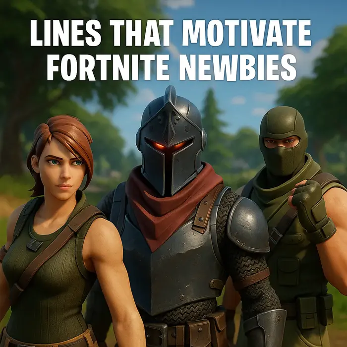 Lines That Motivate Fortnite Newbies