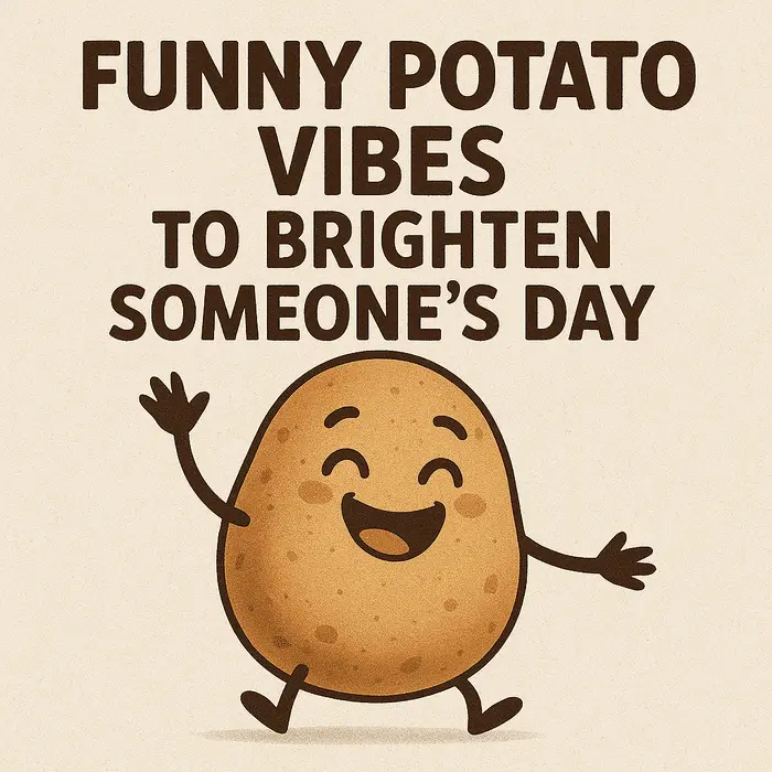 Funny Potato Vibes to Brighten Someone’s Day