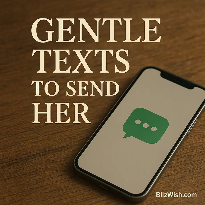 Gentle Texts to Send Her