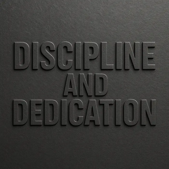 Discipline and Dedication