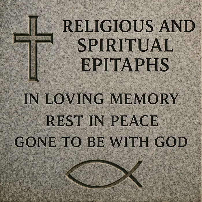 Religious and Spiritual Epitaphs