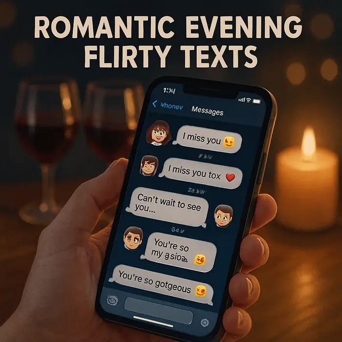 Romantic Evening Flirty Texts