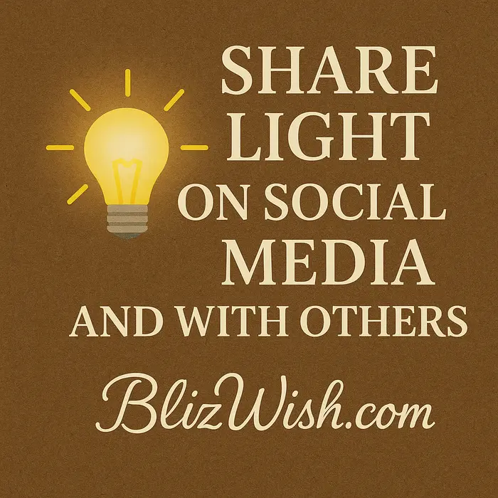 Share Light on Social Media and With Others