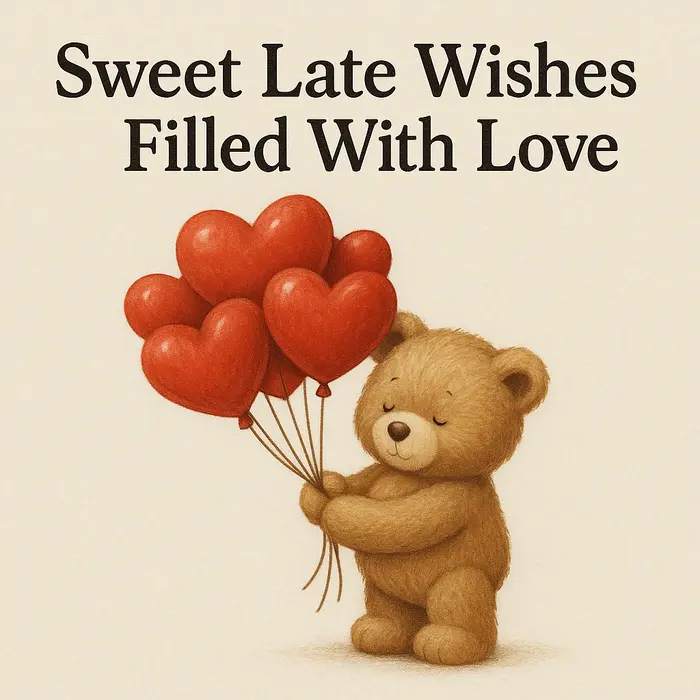 Sweet Late Wishes Filled With Love