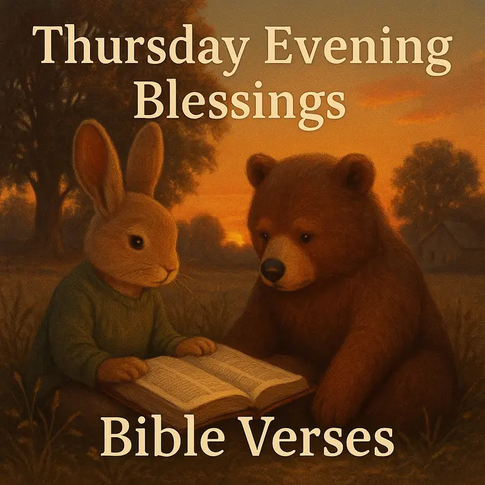 Thursday Evening Blessings Bible Verses