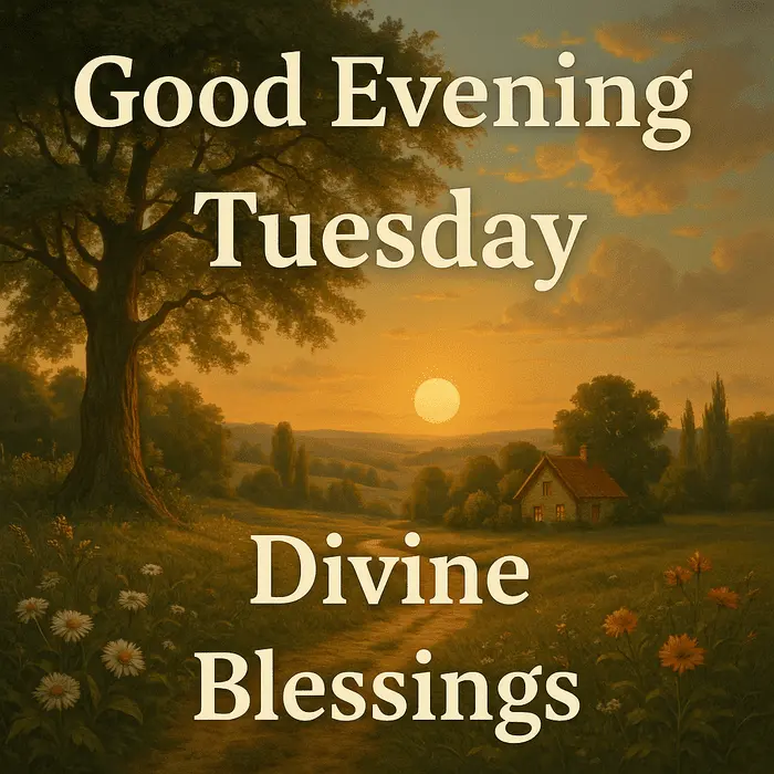 Good Evening Tuesday Divine Blessings