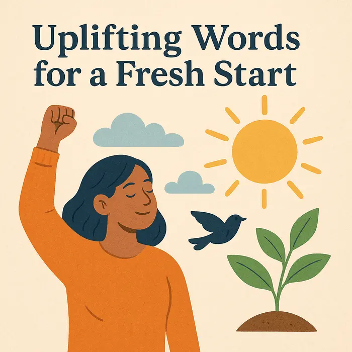 Uplifting Words for a Fresh Start