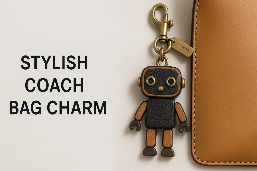 Adding a Coach charm is like jewelry for your handbag