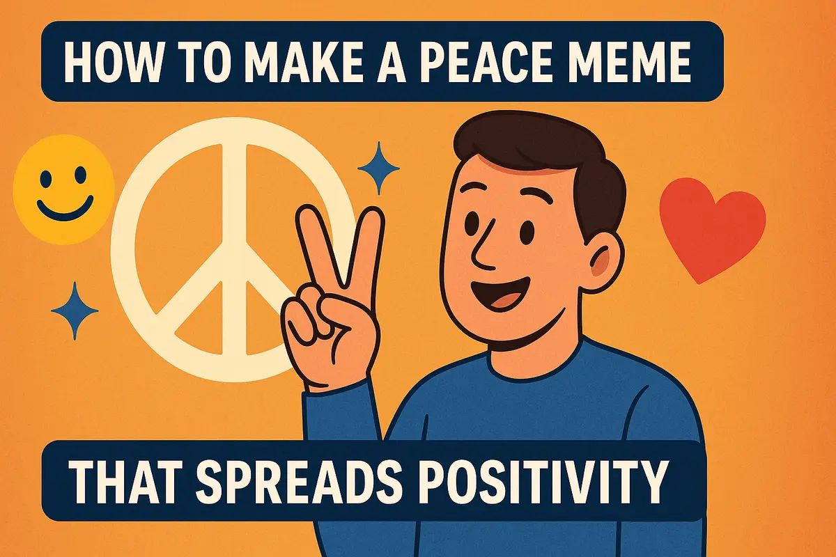How to Make a Peace Meme That Spreads Positivity