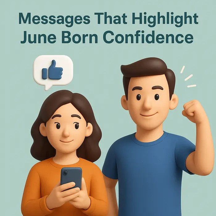 Messages That Highlight June Born Confidence