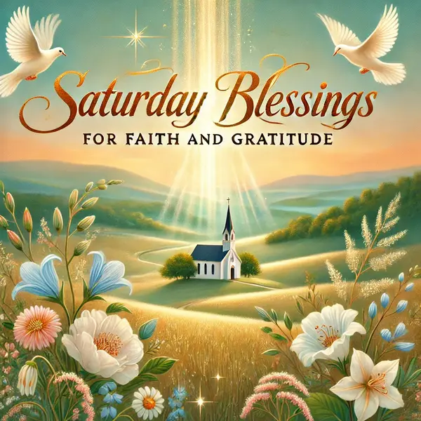 Saturday Blessings for Faith and Gratitude