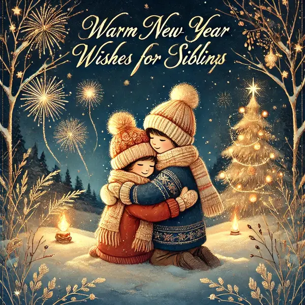 Warm New Year Wishes for Siblings