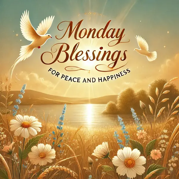 Monday Blessings for Peace and Happiness