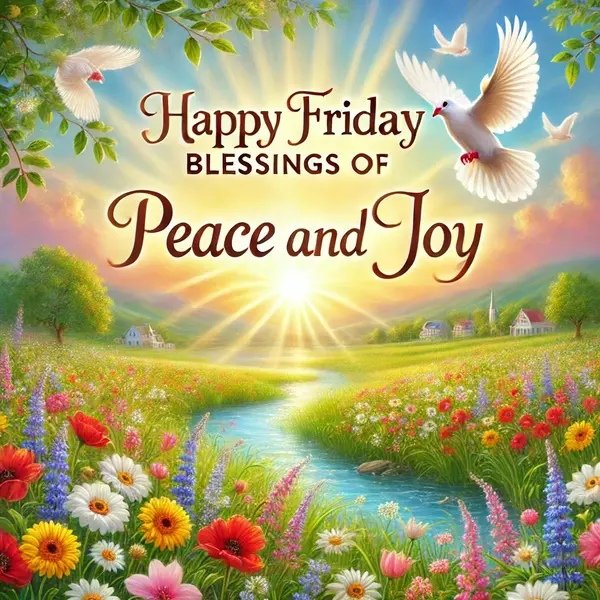 Happy Friday Blessings of Peace and Joy