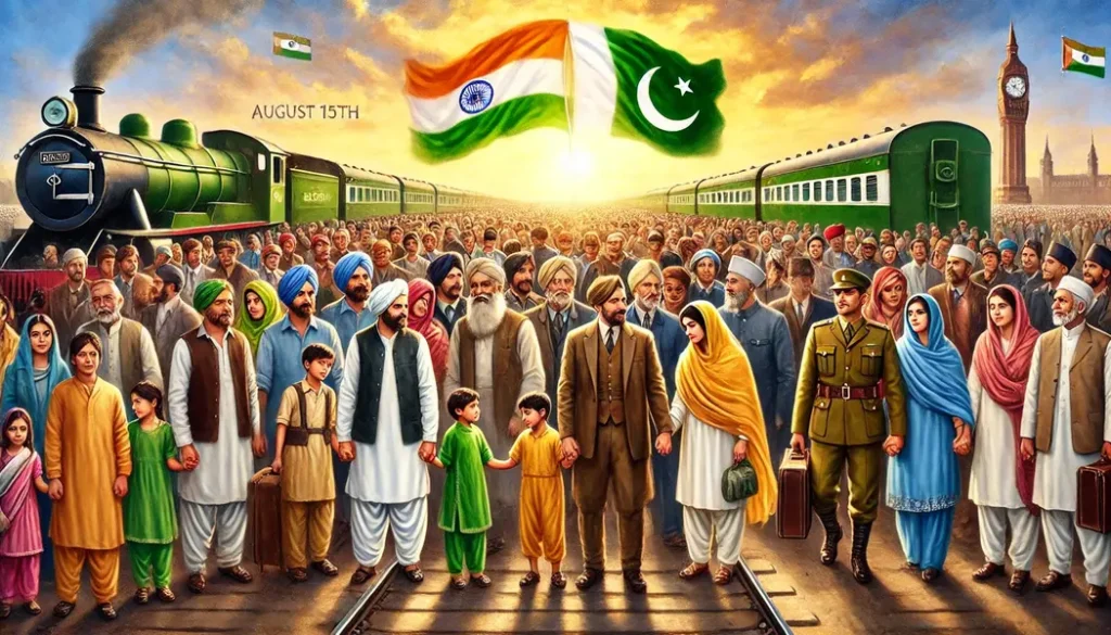 Unity and Togetherness on August 15th 1947 Partition of India and Pakistan