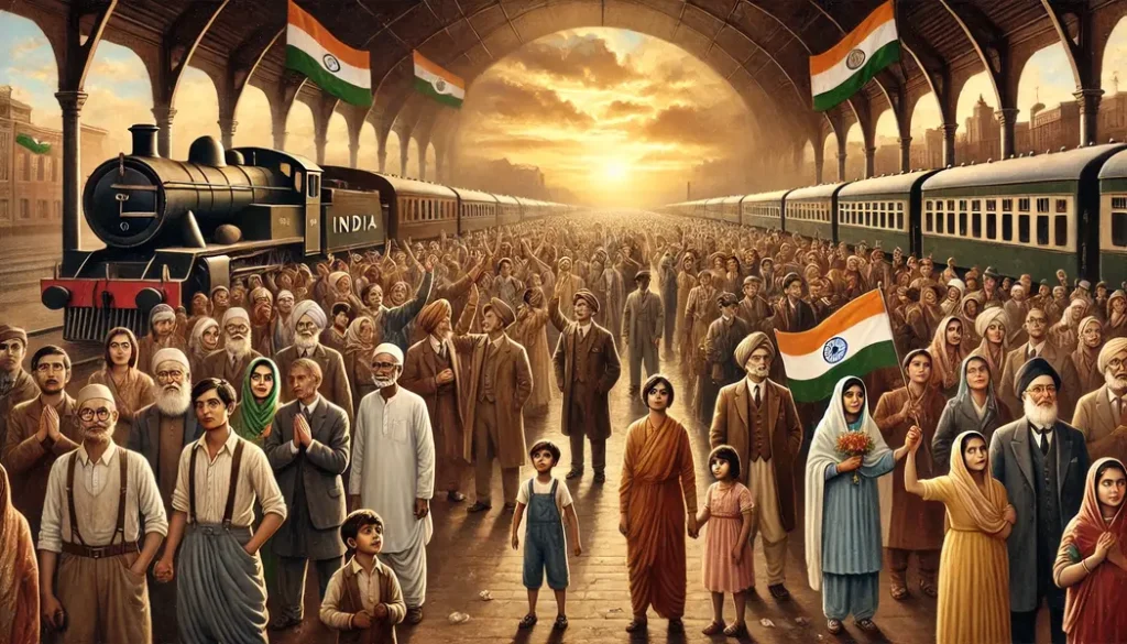 Freedom and Hope on August 15th 1947 Partition of India and Pakistan