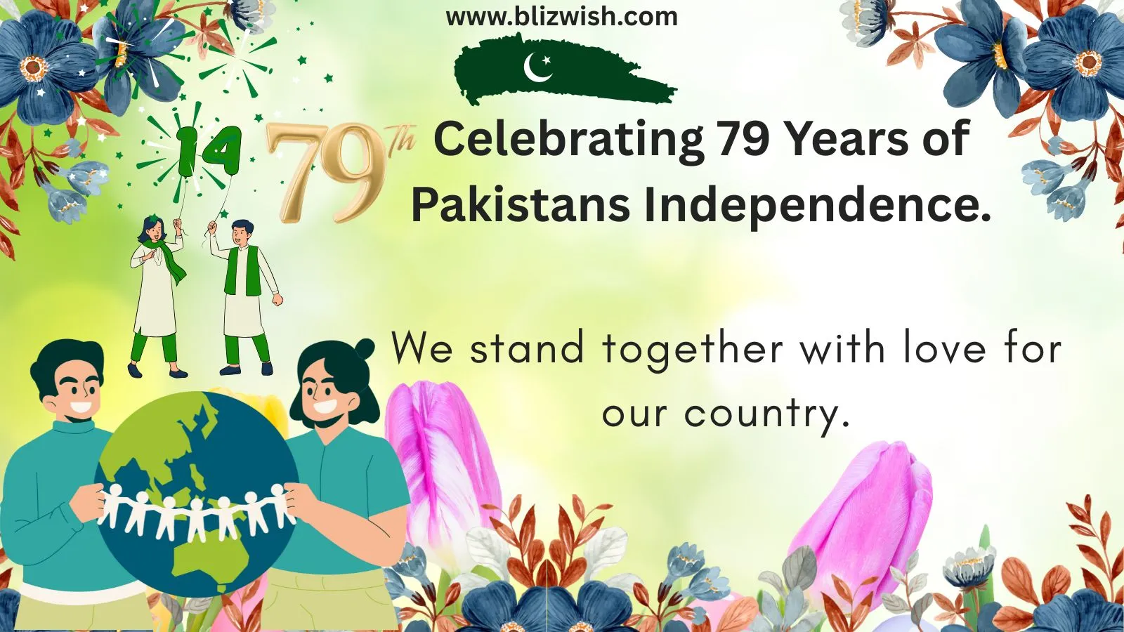 Celebrating 79 Years of Pakistans Independence.