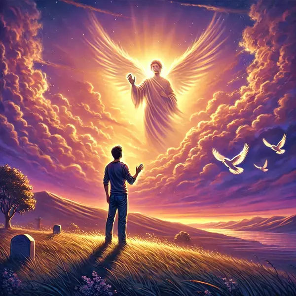 Emotional goodbye to a beloved brother in heaven