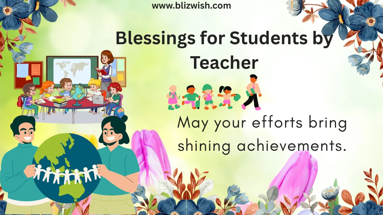 Blessings for Students by Teacher