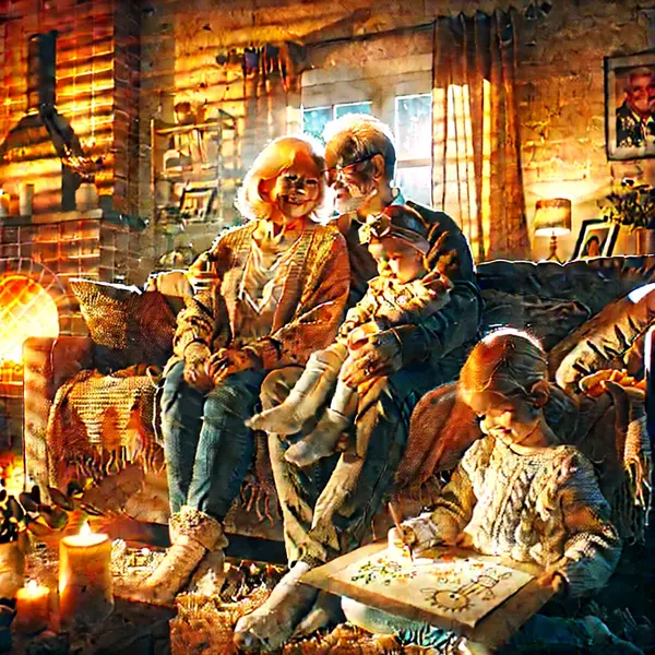 Glowing warmth and beloved moments for grandparents