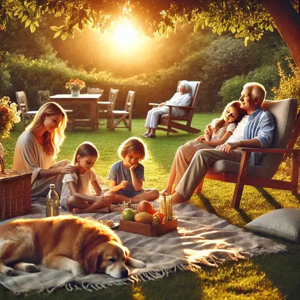Time with loved ones and relaxation for family