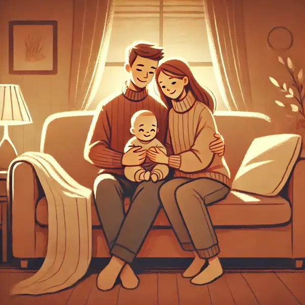 Shared love and comfort for parents