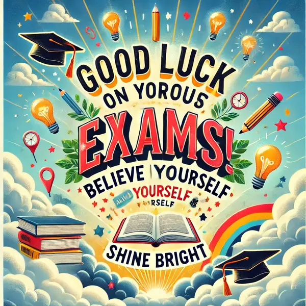 Motivational exam wishes for students