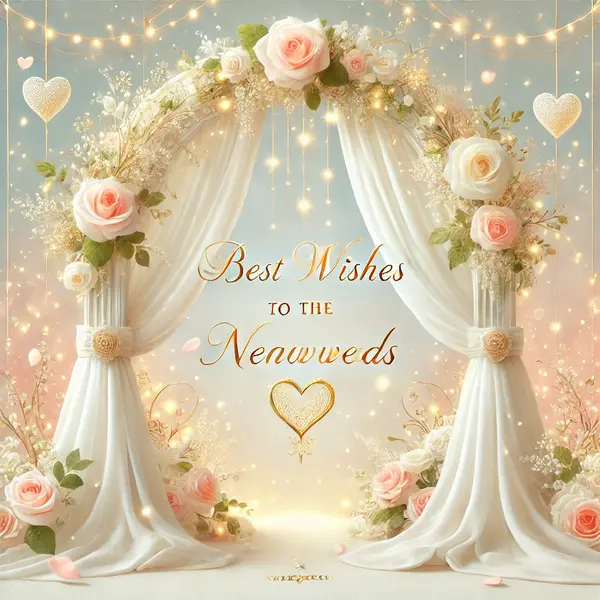 Romantic wishes for newlyweds