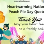 Heartwarming National Peach Pie Day Quotes