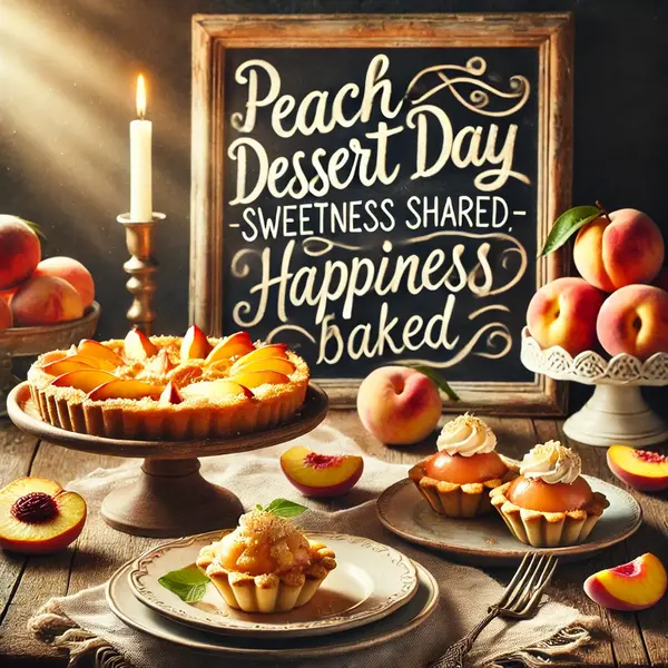 Peach Dessert Day Warm Quotes