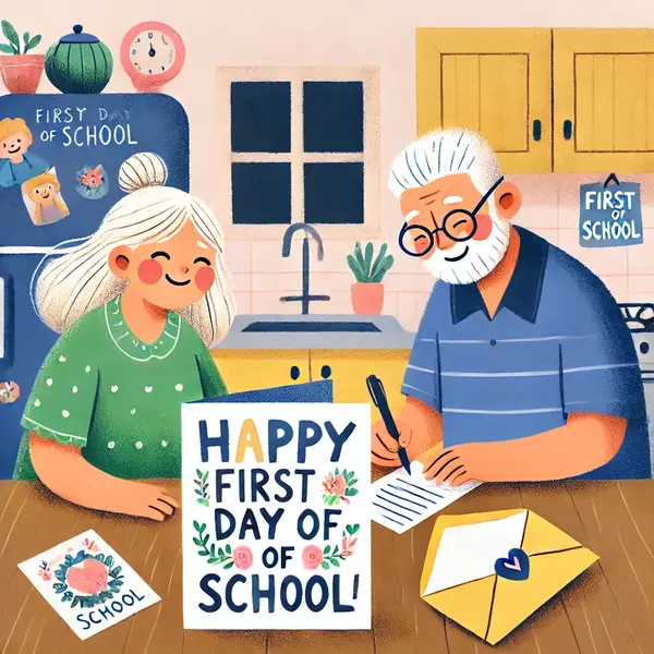 Sweet First Day of School Messages from Grandparents