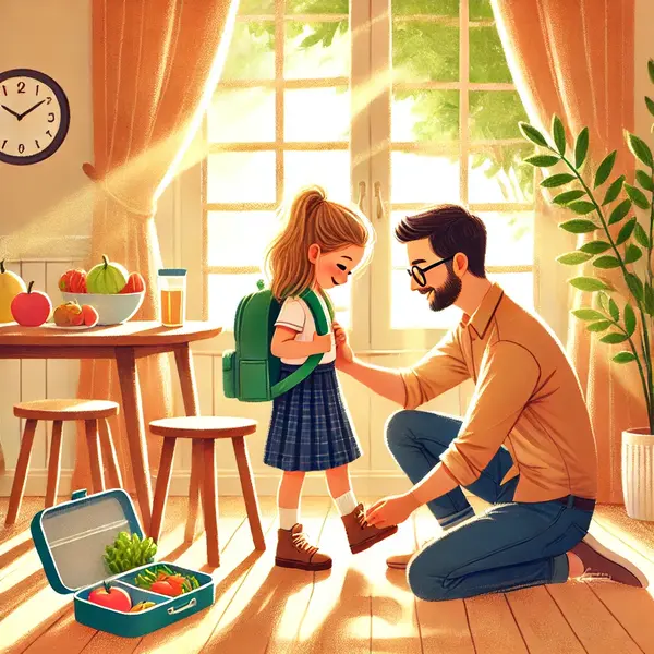 Preparing kids for school with love
