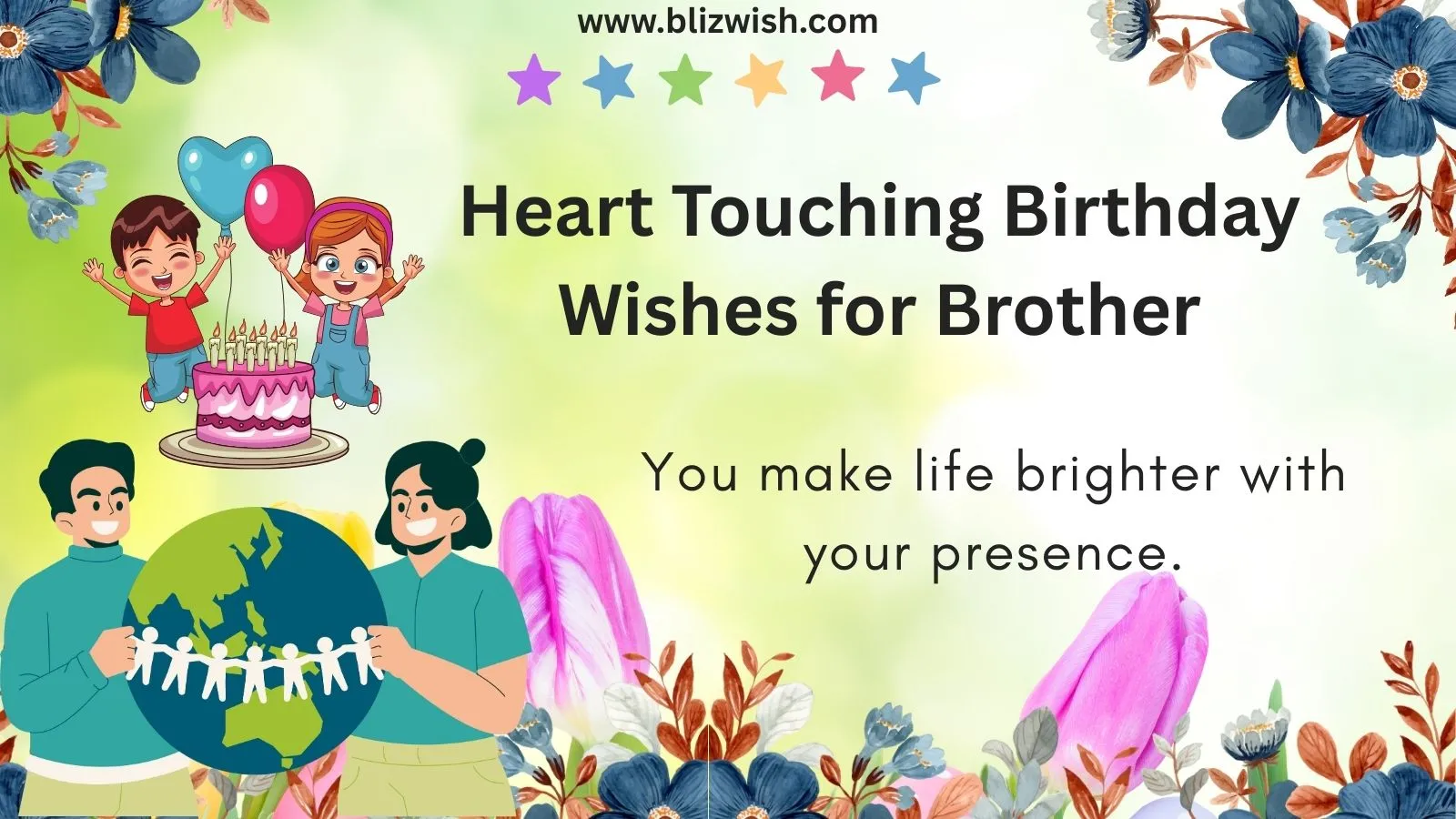Heart Touching Birthday Wishes for Brother
