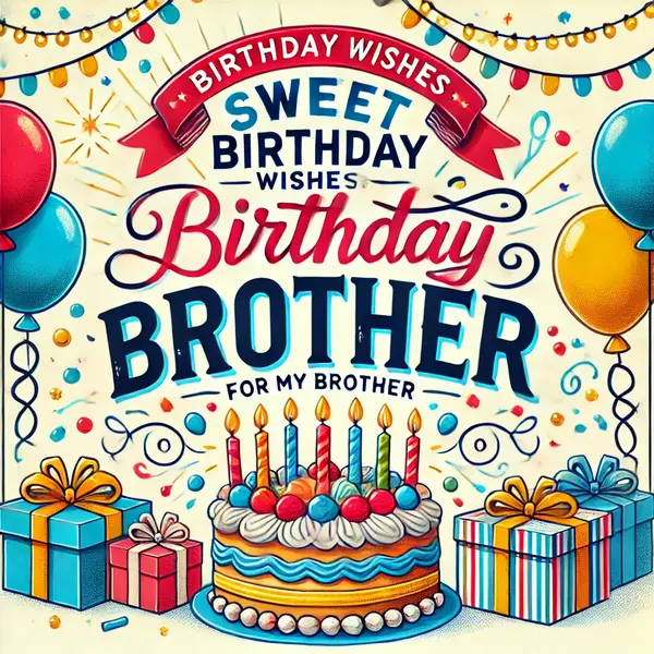 Sweet Birthday Messages for Brother