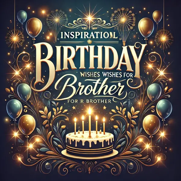 Inspirational Birthday Wishes for Brother
