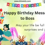 Happy Birthday Message to Boss