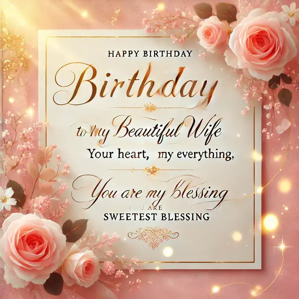 Sweet Birthday Quotes for Wife