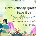 First Birthday Quotes for Baby Boy