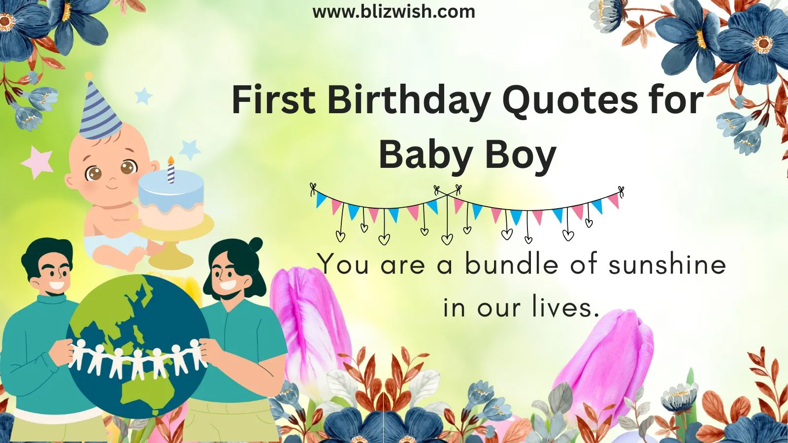 First Birthday Quotes for Baby Boy