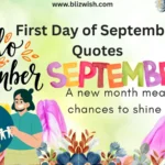 First Day of September Quotes