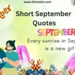 Short September Quotes