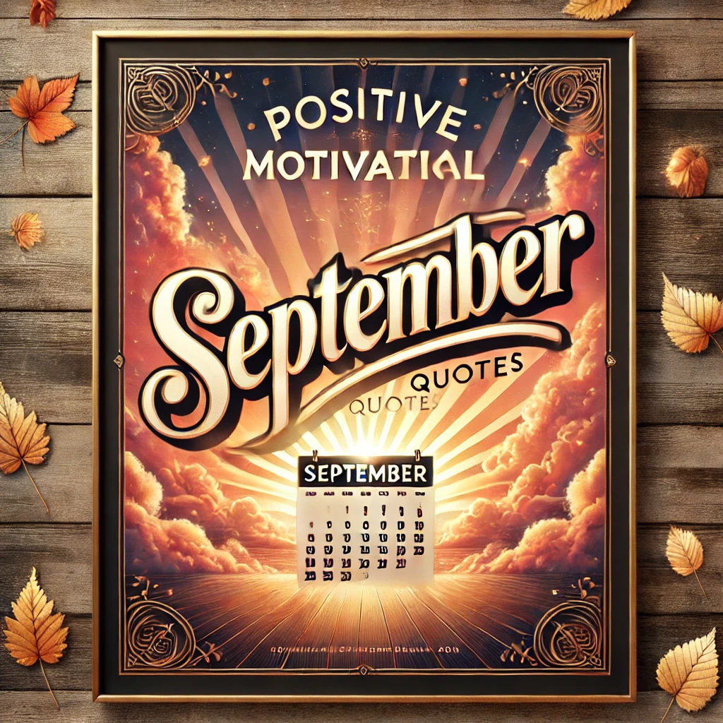 Motivational September Quotes